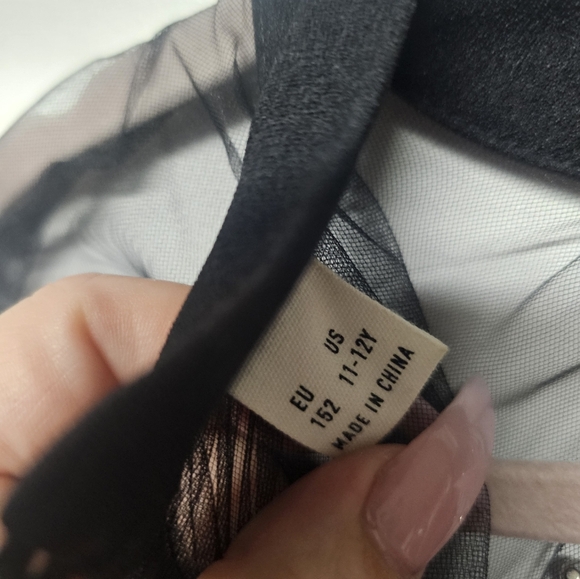 Girls black With Pearl Romper Jumpsuit - Black 11-12 - Picture 4 of 4